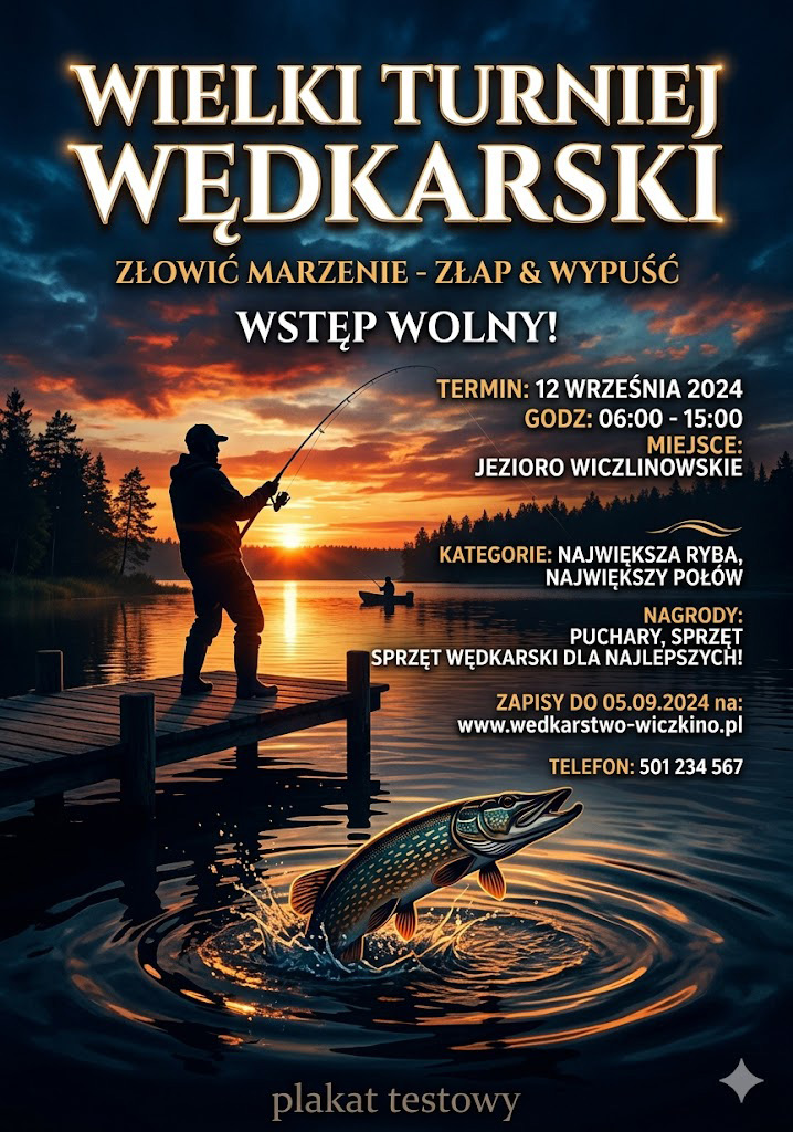 Plakat zawodów